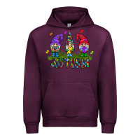 Mauve Wine autism Gnome Urban Hoodie - CowhideDigitalArt