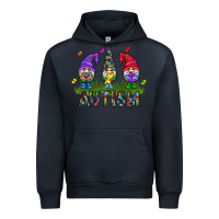 Navy autism Gnome Urban Hoodie - CowhideDigitalArt