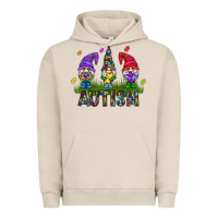 Pigment French Oak autism Gnome Urban Hoodie - CowhideDigitalArt