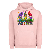 Pigment Salmon autism Gnome Urban Hoodie - CowhideDigitalArt