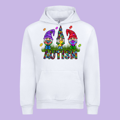 Autism Gnome Urban Hoodie Designed By Cowhidedigitalart