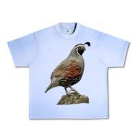 Grape Ice California Quail Bird Urban Heavy Tee - RanaPortraitStore