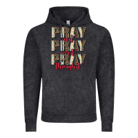 Vintage Black pray on it pray over it pray through it Vintage Hoodie - AdoDesignShop