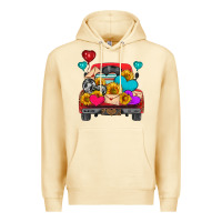 Pina Colada western truck with heart Premium Hoodie - HRA Design Shop