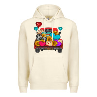 Sandshell western truck with heart Premium Hoodie - HRA Design Shop