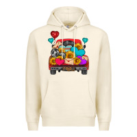 Tofu western truck with heart Premium Hoodie - HRA Design Shop