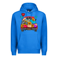 True Royal western truck with heart Premium Hoodie - HRA Design Shop