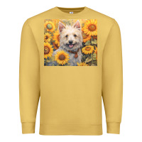 Antique Gold westie Premium Sweatshirt - Unal Design