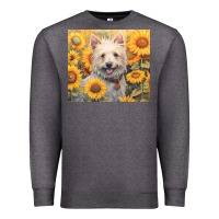 Charcoal Heather westie Premium Sweatshirt - Unal Design