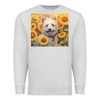 Dove Grey westie Premium Sweatshirt - Unal Design