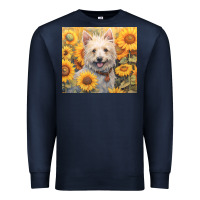 Navy westie Premium Sweatshirt - Unal Design
