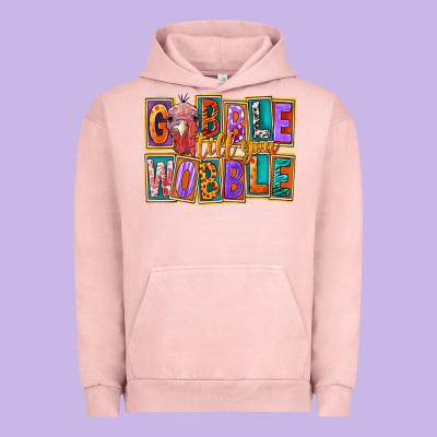 Gobble Till You Wobble Urban Hoodie Designed By Fadigitalartstudio