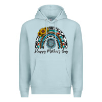 Blue Mist happy mother's day rainbow Premium Hoodie - CowhideDigitalArt