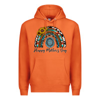 Carrot happy mother's day rainbow Premium Hoodie - CowhideDigitalArt