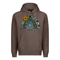 Coffee happy mother's day rainbow Premium Hoodie - CowhideDigitalArt