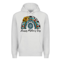 Dove Grey happy mother's day rainbow Premium Hoodie - CowhideDigitalArt