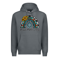 Rock happy mother's day rainbow Premium Hoodie - CowhideDigitalArt