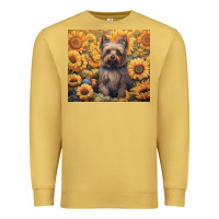 Antique Gold yorkshire terrier Premium Sweatshirt - Unal Design