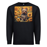 Black yorkshire terrier Premium Sweatshirt - Unal Design