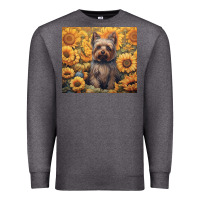 Charcoal Heather yorkshire terrier Premium Sweatshirt - Unal Design