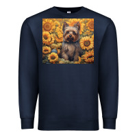 Navy yorkshire terrier Premium Sweatshirt - Unal Design