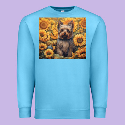 Yorkshire Terrier Premium Sweatshirt Designed By Unal Design