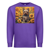 Purple yorkshire terrier Premium Sweatshirt - Unal Design