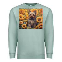 Seafoam yorkshire terrier Premium Sweatshirt - Unal Design