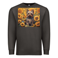 Smoke yorkshire terrier Premium Sweatshirt - Unal Design