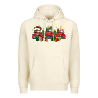 Sandshell christmas trucks Premium Hoodie - FaDigitalArtStudio