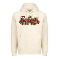 Tofu christmas trucks Premium Hoodie - FaDigitalArtStudio