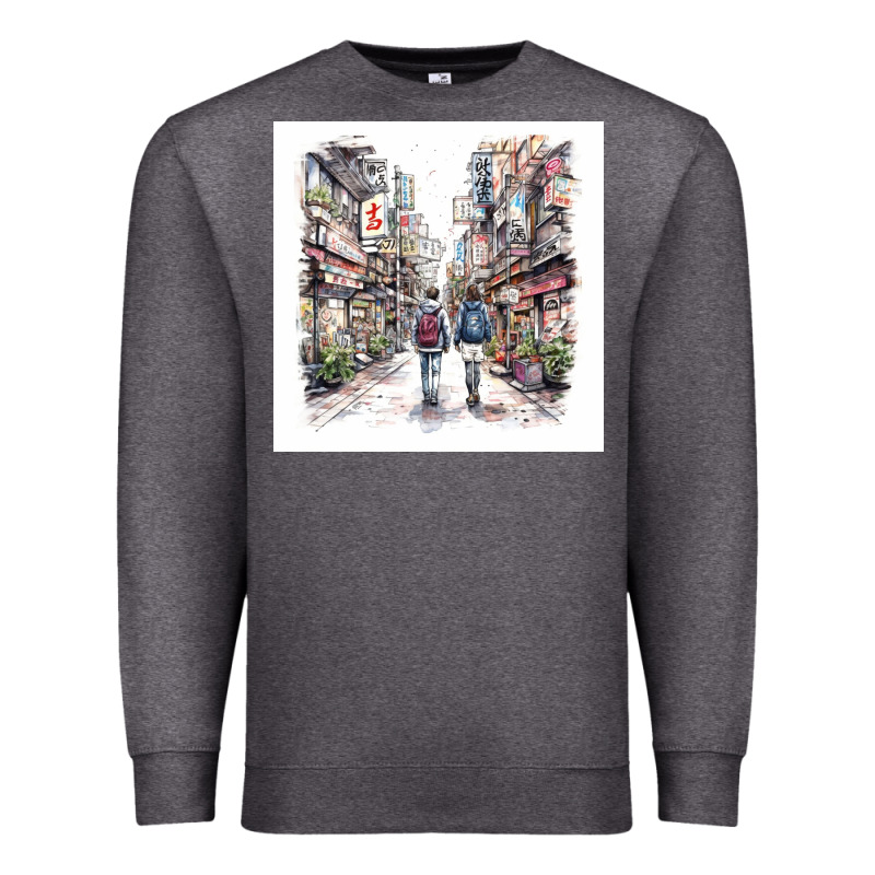 Japan Street Premium Sweatshirt by Unal Design | Teevron