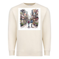 Sandshell Japan Street Premium Sweatshirt - Unal Design