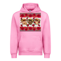 Fuchsia Pink mexico gnomes Urban Hoodie - HRA Design Shop