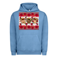 Pigment Pebble Blue mexico gnomes Urban Hoodie - HRA Design Shop