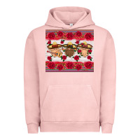 Pigment Salmon mexico gnomes Urban Hoodie - HRA Design Shop