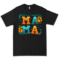 Black Cat dog mama Mother's Day Premium Tee - LillyAllenDesigns