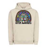 Pigment French Oak autism awareness Urban Hoodie - CowhideDigitalArt