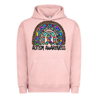 Pigment Salmon autism awareness Urban Hoodie - CowhideDigitalArt