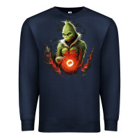 Navy Grinch Premium Sweatshirt - Unal Design