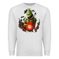 Oatmeal Heather Grinch Premium Sweatshirt - Unal Design