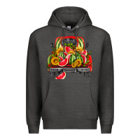 Charcoal Heather watermelon and truck Premium Hoodie - HRA Design Shop