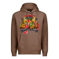Chestnut watermelon and truck Premium Hoodie - HRA Design Shop