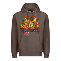 Coffee watermelon and truck Premium Hoodie - HRA Design Shop