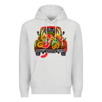 Dove Grey watermelon and truck Premium Hoodie - HRA Design Shop