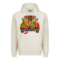 Oatmeal Heather watermelon and truck Premium Hoodie - HRA Design Shop