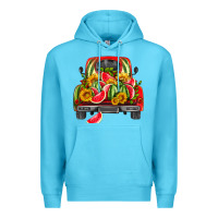 Ocean Blue watermelon and truck Premium Hoodie - HRA Design Shop