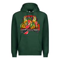 Sports Green watermelon and truck Premium Hoodie - HRA Design Shop