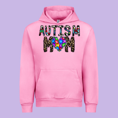 Autism Mom Urban Hoodie Designed By Cowhidedigitalart