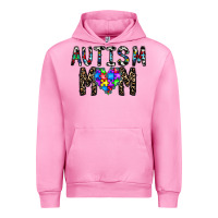 Fuchsia Pink autism mom Urban Hoodie - CowhideDigitalArt